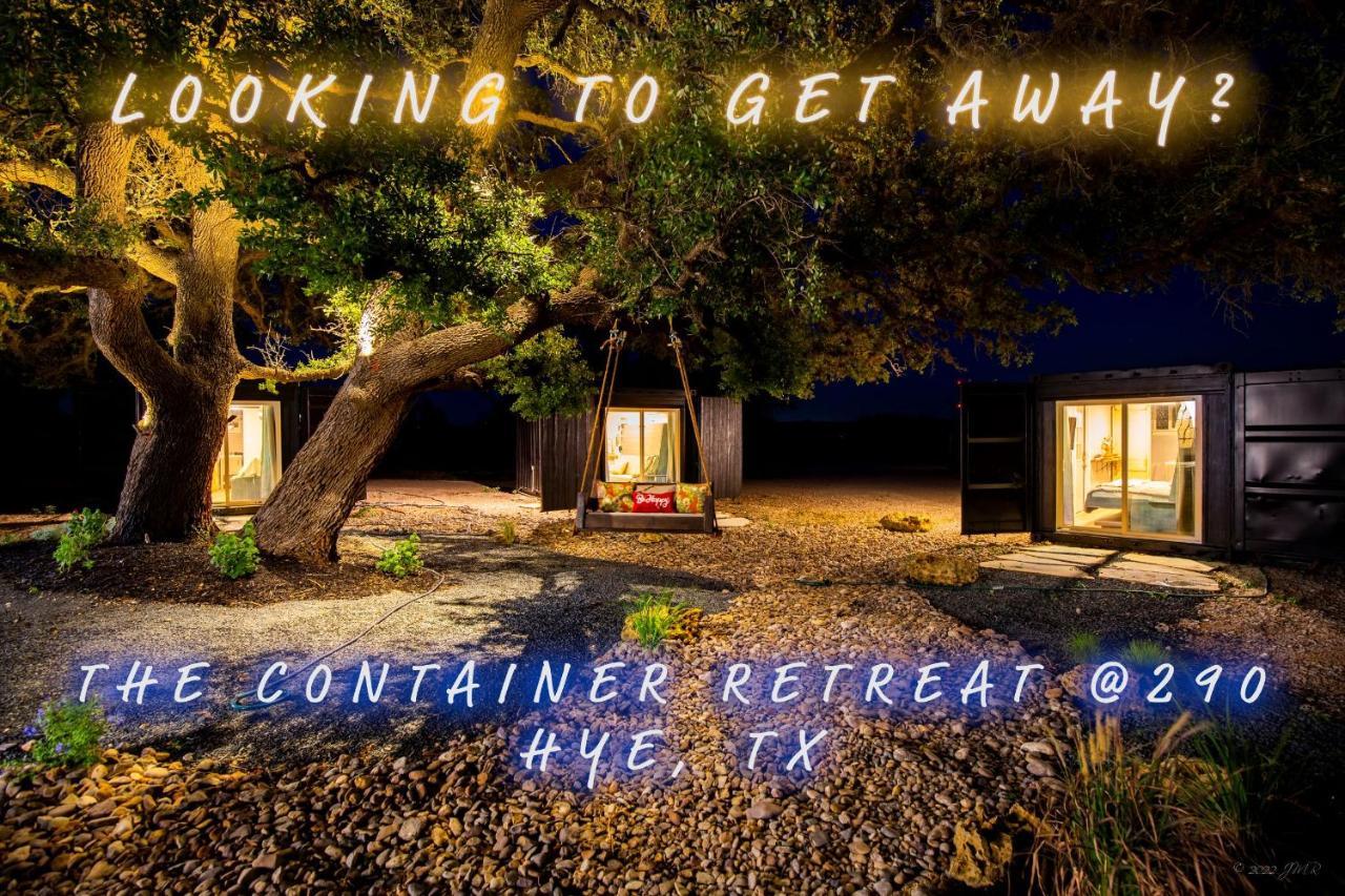 Vila The Container Retreat @ 290 Wine Trail #1 Escape To Hye, Tx Exteriér fotografie